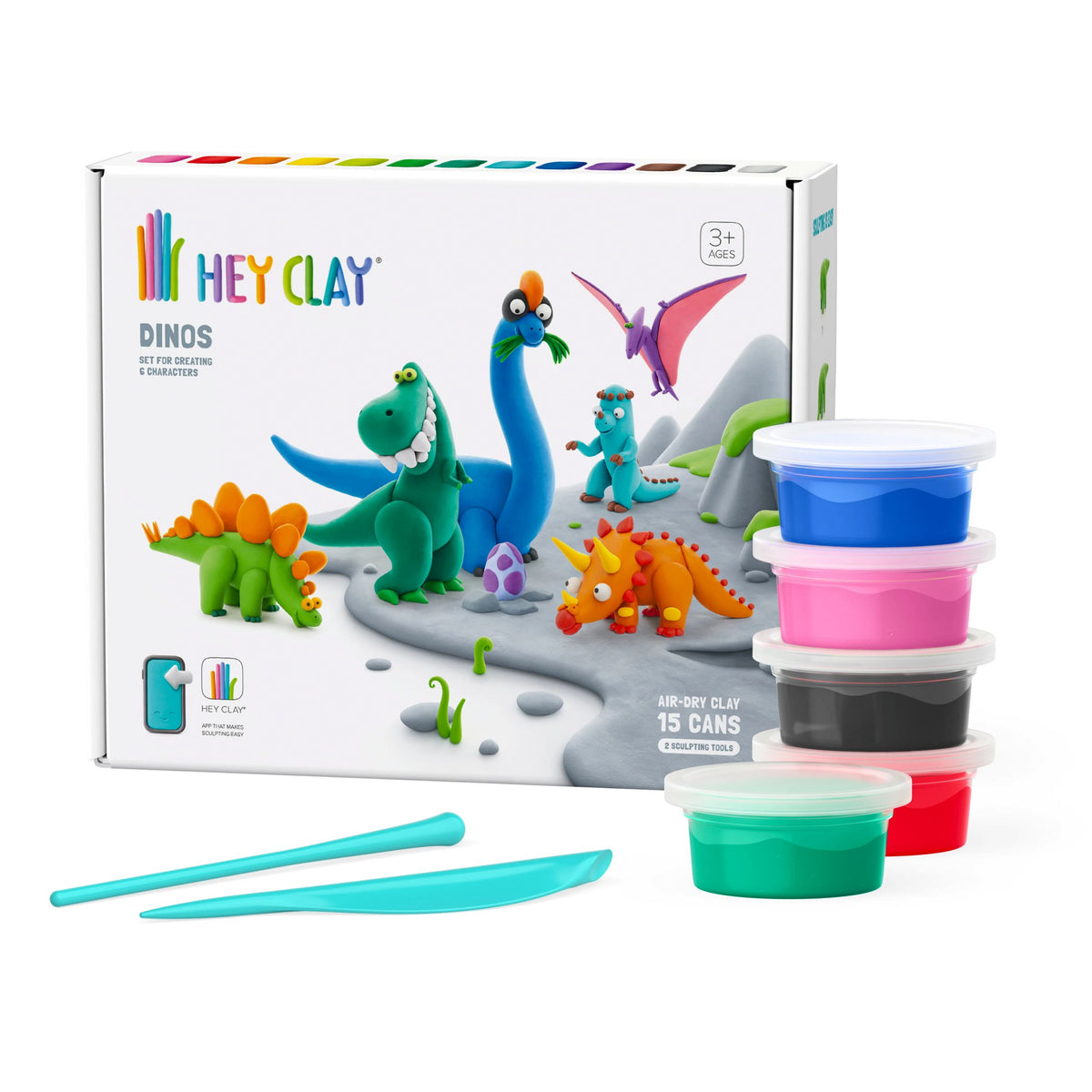 HeyClay - Dino 15 cans