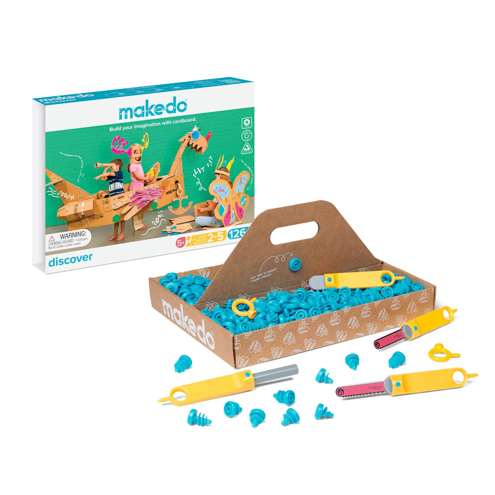 Makedo - Discover Kit 126 onderdelen