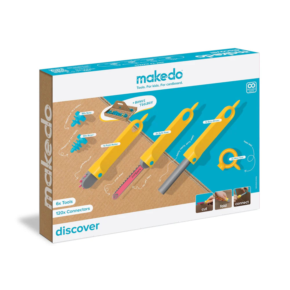Makedo - Discover Kit 126 onderdelen