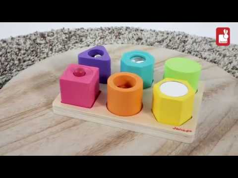 Janod I Wood - Vorm en geluid puzzel